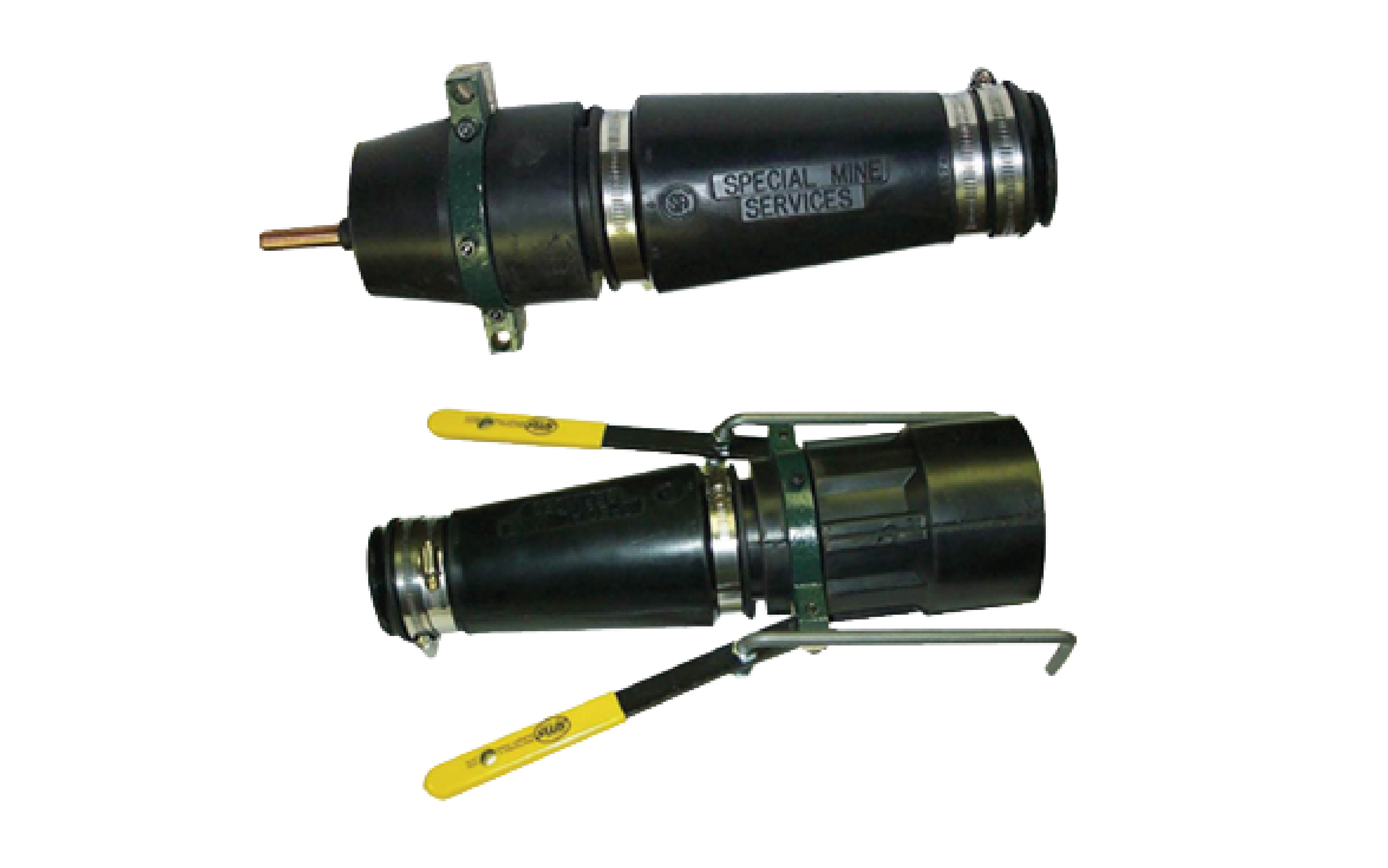 Conector industrial de potencia Uni-Lock con accionamiento por palanca Uni-Lock de palanca de acción